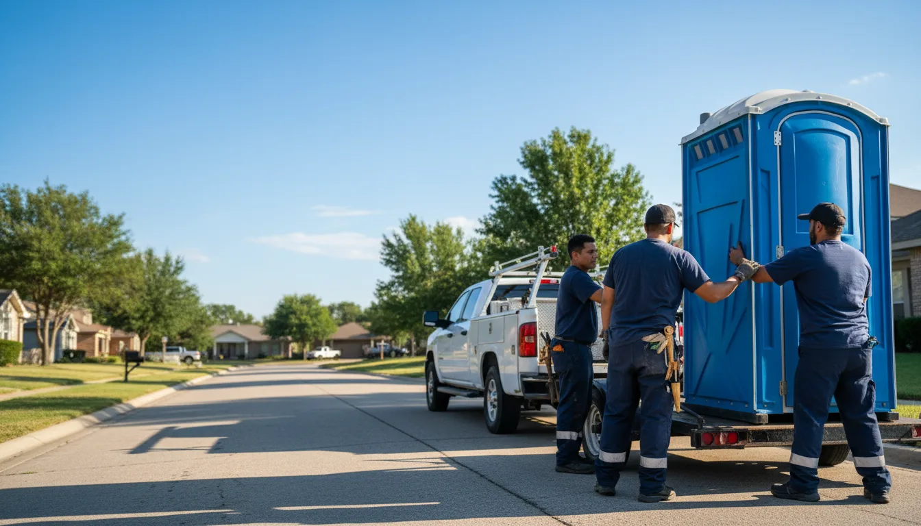 Portable Toilet Rental in Gould, OK near me
